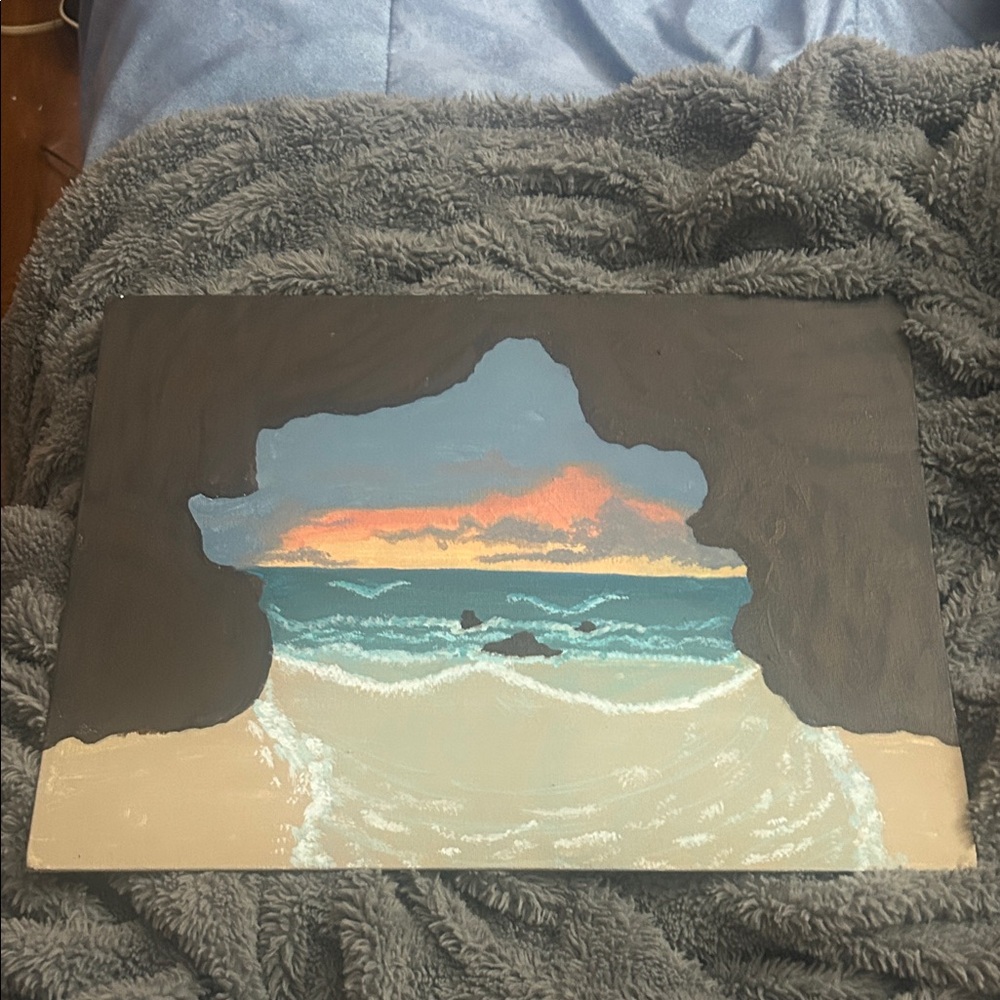 Coastal Sunset Canvas Art 12x18